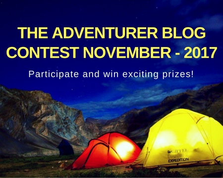 The adventurer Blog Contest : Nov - Dec (2017)