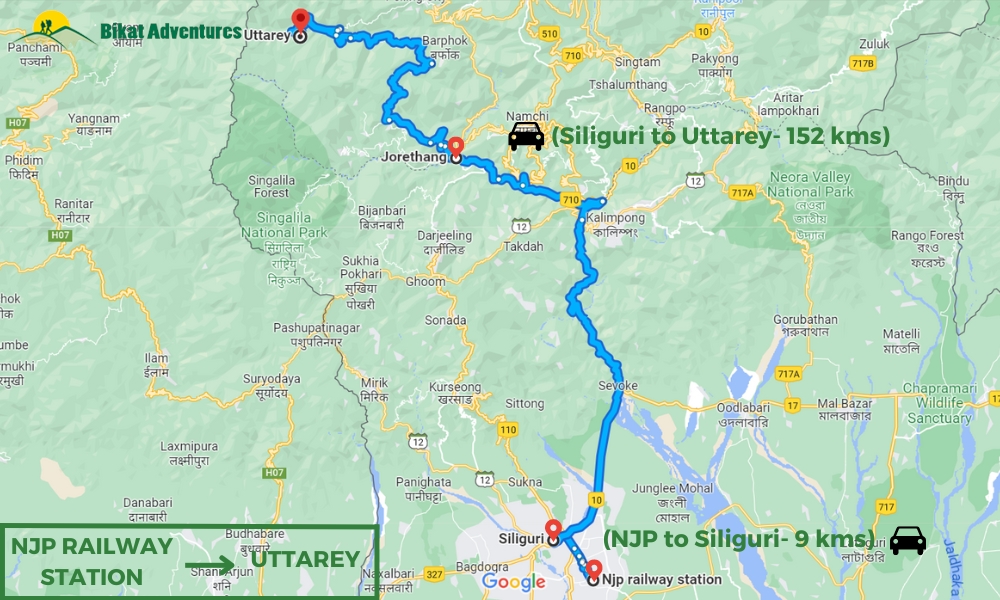 How to reach Uttarey | By Air, Train, Road